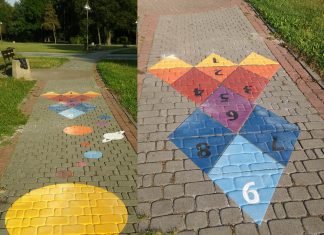 W Tychach pomalowali chodniki za 10 tys. zł. To uzupełnienie placów zabaw