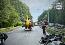 W wypadku na DK86 zginęła żona i dziecko tyskiego piłkarza