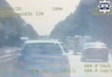 Jechał „korytarzem życia” na DK1 za strażą pożarną. 67-latek ukarany mandatem i punktami (wideo)