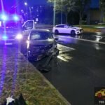 Zdarzenie drogowe na ulicy Żakowskiej / fot. 112Tychy.pl