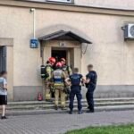 Pożar na ulicy Bibliotecznej / fot. 112Tychy.pl