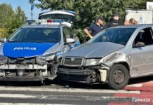 Pościg ulicami Tychów. Kierowca był pijany, miał zakaz kierowania pojazdami, ale to nie wszystko