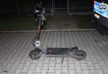 16-latek uciekał przed policjantami w Tychach. Na hulajnodze elektrycznej z wyłączonym ogranicznikiem prędkości Hulajnoga elektryczna, którą uciekał 16-latek / fot. Tychy24.net