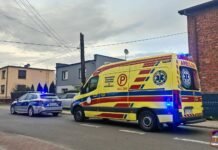 Mężczyzna z ranami ciętymi w Tychach. Zgłaszająca sprawę kobieta została zatrzymana