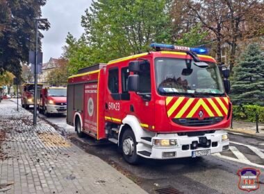 Interwencja strażaków / fot. 112Tychy.pl