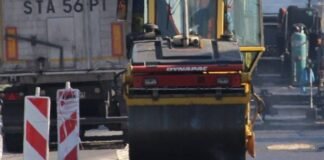 Prace drogowe / fot. MZUiM Tychy