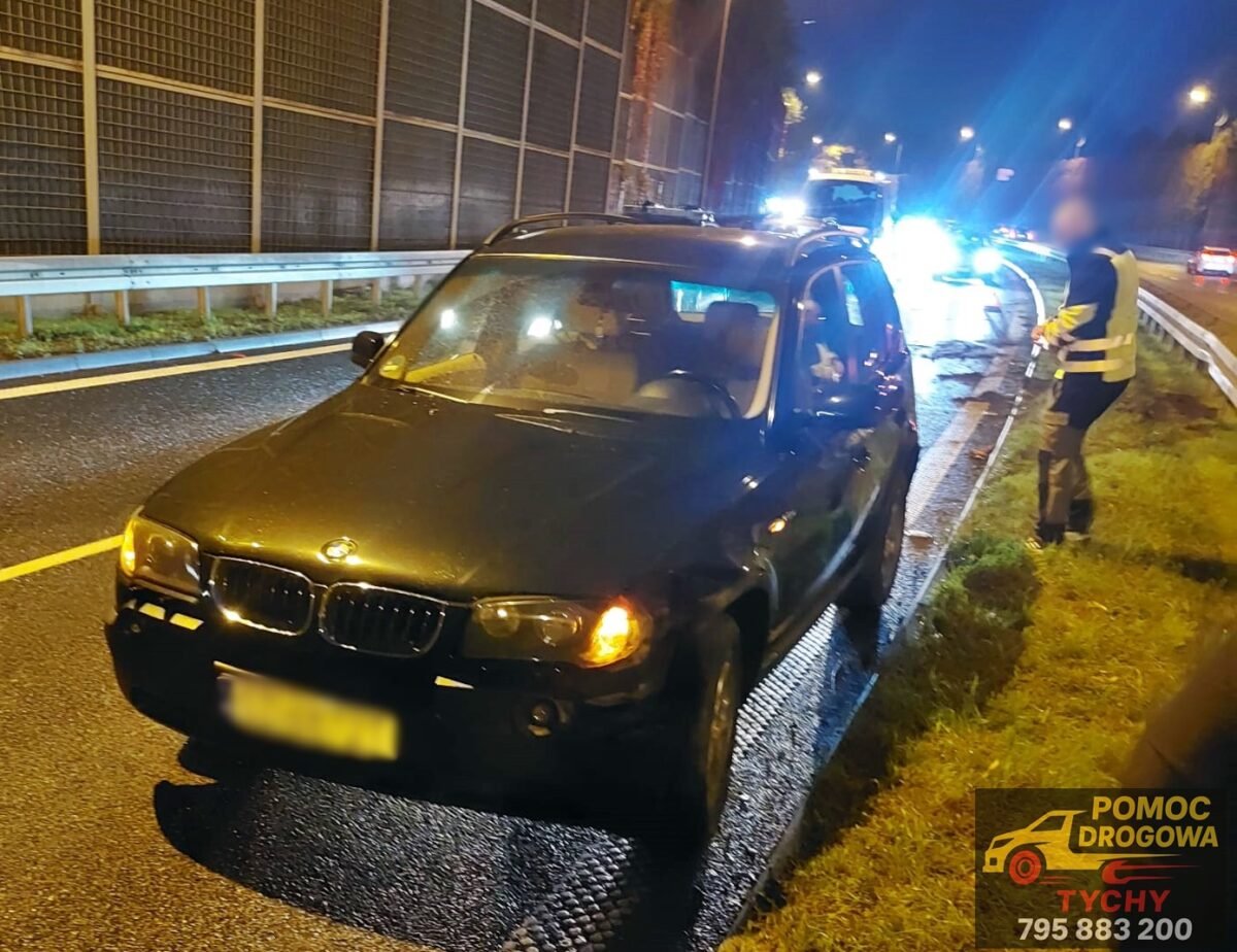 DK 1 w Tychach. BMW uderzyło w Hyundaia