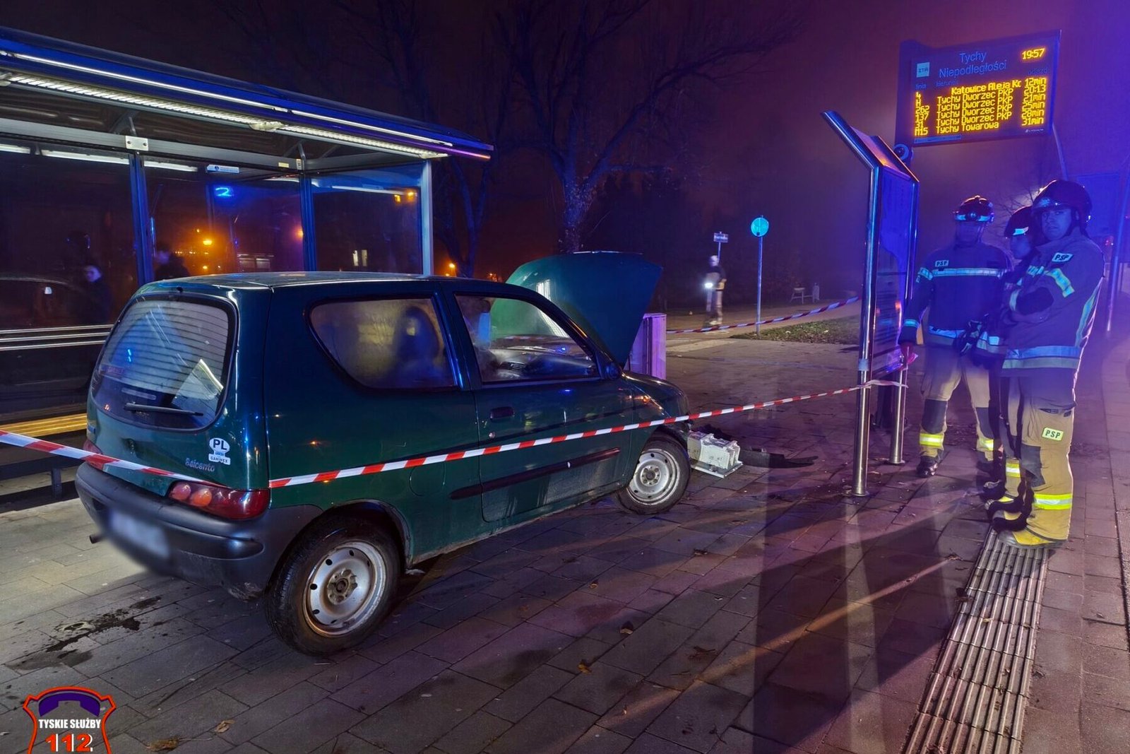 Przystanek na ulicy Niepodległości / fot. 112Tychy.pl