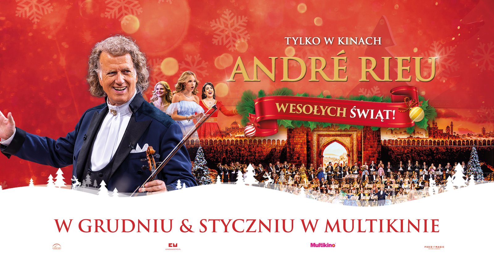 „André Rieu. Wesołych Świąt!” od dzisiaj w Multikinie