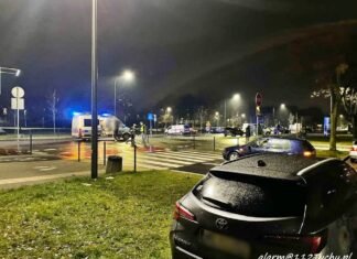 Wjechali hulajnogą wprost pod samochód. 28-latek ukarany mandatem