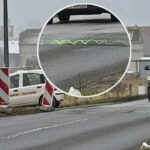 W Tychach oznaczyli próg zwalniający sprayem, bo kierowcy go nie widzieli. Można sobie uszkodzić samochód