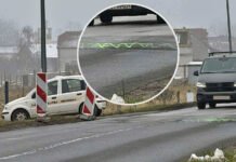 W Tychach oznaczyli próg zwalniający sprayem, bo kierowcy go nie widzieli. Można sobie uszkodzić samochód