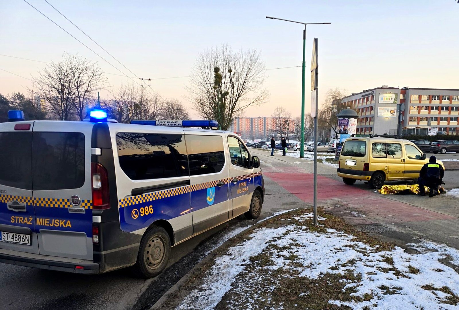 Tychy: Potrącenie mężczyzny na hulajnodze elektrycznej