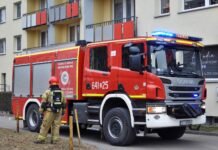 Pożar mieszkania w Tychach. Interweniowali strażacy