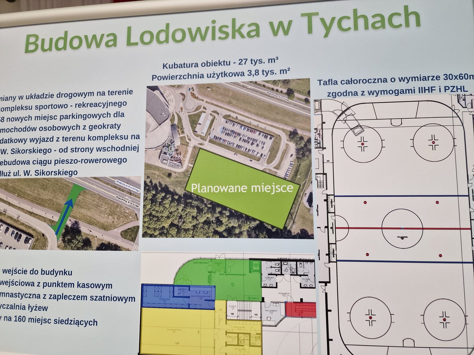 „Hałas, trąbienie, krzyki, wulgaryzmy” – żalili się mieszkańcy. Miasto zaprezentowało parkingi i układ drogowy dla nowego lodowiska