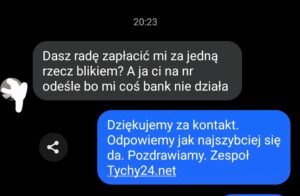 Prośba o BLIK od „członka rodziny” okazała się oszustwem. Mieszkanka Tychów straciła niemałe pieniądze