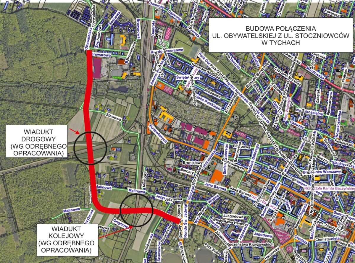 Nowe połączenie z Tychów do Mikołowa. Miasto wybrało projektanta drogi, będzie inwestycja dewelopera w pobliżu