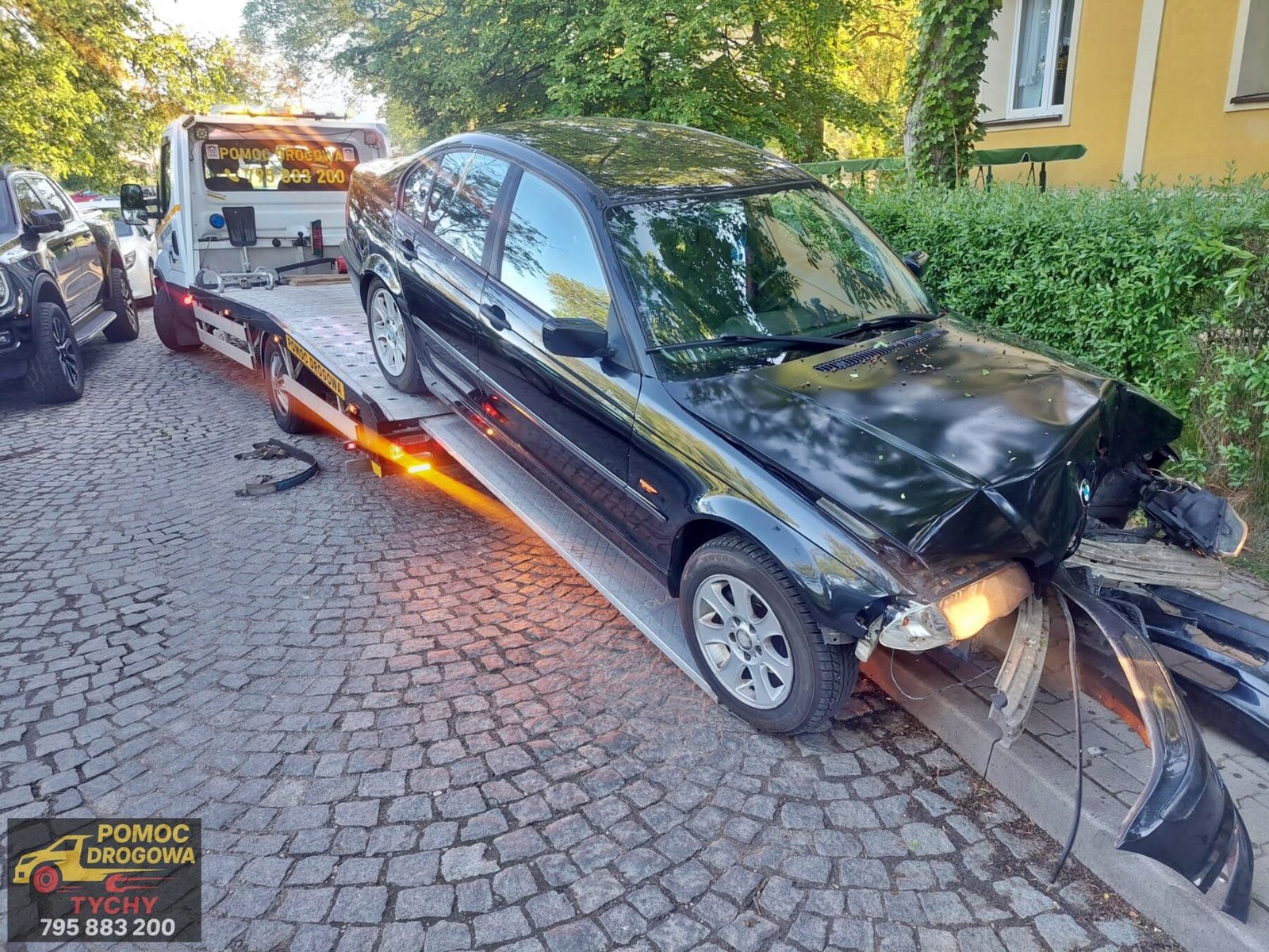 Nocy rajd 14-latki w Tychach. Rozbiła BMW