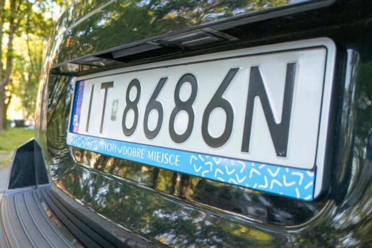 Tablica rejestracyjna / fot. Tychy na Drodze / Urząd Miasta Tychy