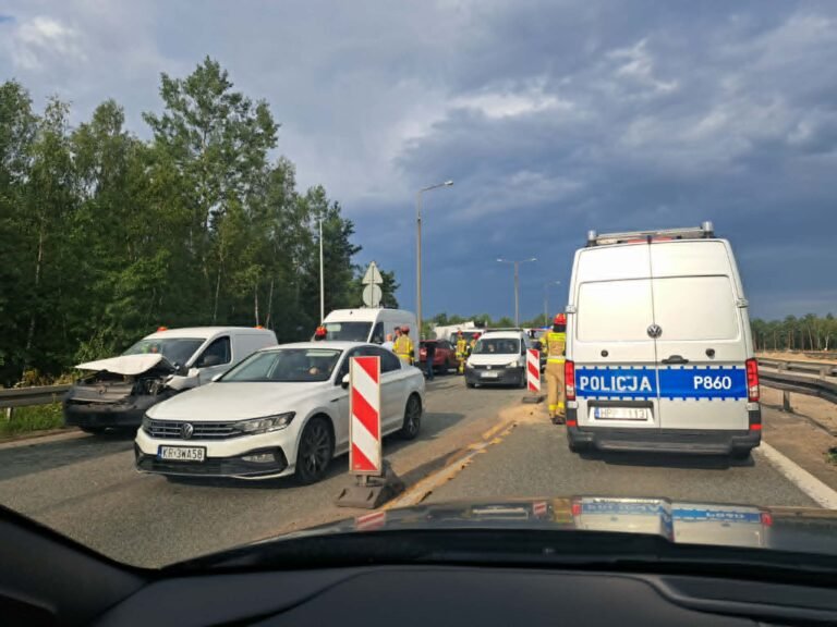 Zdarzenie na S1 / fot. użytkownik Tychy24.net