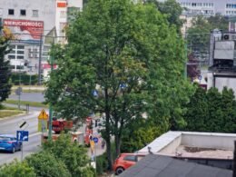 Interwencja na al. Jana Pawła II / fot. użytkownik Tychy24.net