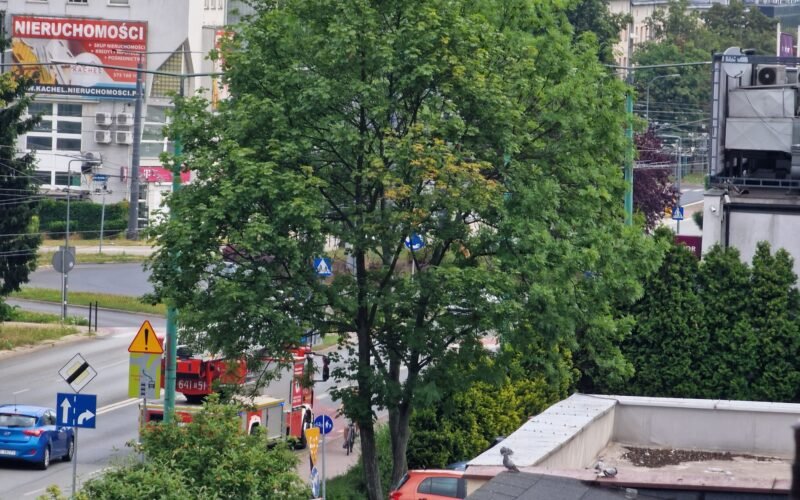 Interwencja na al. Jana Pawła II / fot. użytkownik Tychy24.net