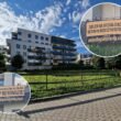 Osiedle Panorama. Mieszkańcy budynku A4 protestują przeciwko planom budowy na działce obok / fot. Tychy24.net