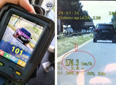 Dwa pojazdy BMW przekroczyły prędkość / fot. Policja