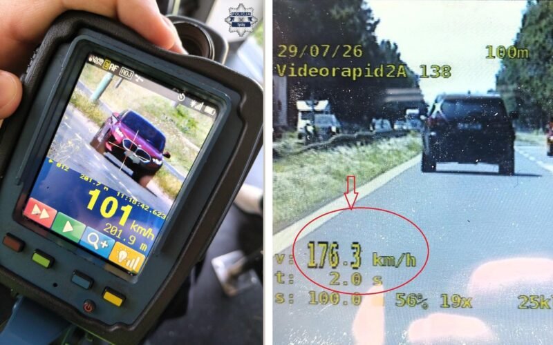 Dwa pojazdy BMW przekroczyły prędkość / fot. Policja