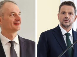 Od lewej Maciej Gramatyka prezydenta Tychy / fot. Tychy24.net i Rafał Trzaskowski prezydent Warszawy / fot. Rafał Trzaskowski / Twitter