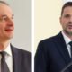Od lewej Maciej Gramatyka prezydenta Tychy / fot. Tychy24.net i Rafał Trzaskowski prezydent Warszawy / fot. Rafał Trzaskowski / Twitter