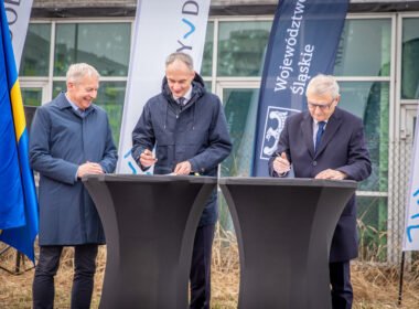 Podpisanie umowy na Hub Zielonej Gospodarki - marzec 2026 / fot. UM Tychy