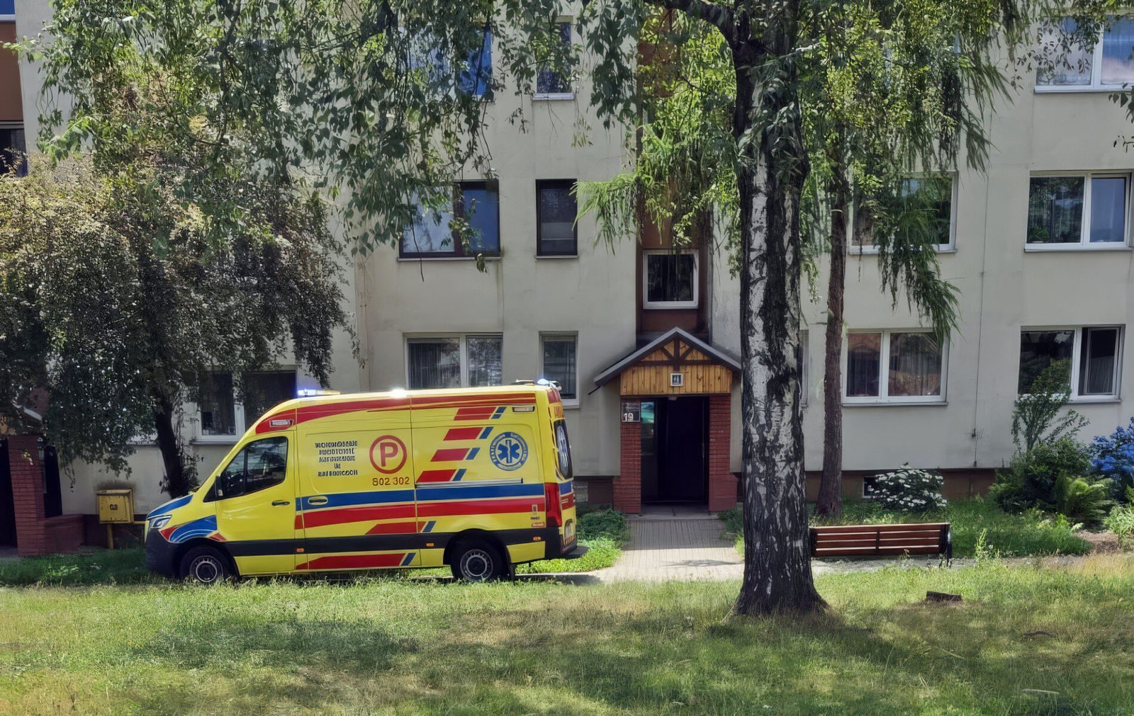 Interwencja na ulicy Orzeszkowej / fot. 112Tychy.pl