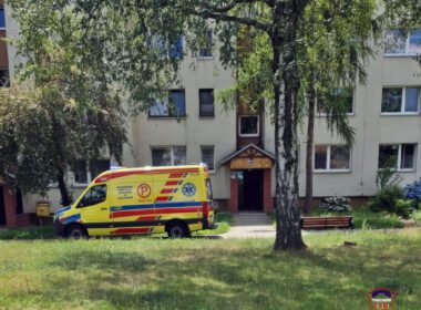 Interwencja na ulicy Orzeszkowej / fot. 112Tychy.pl