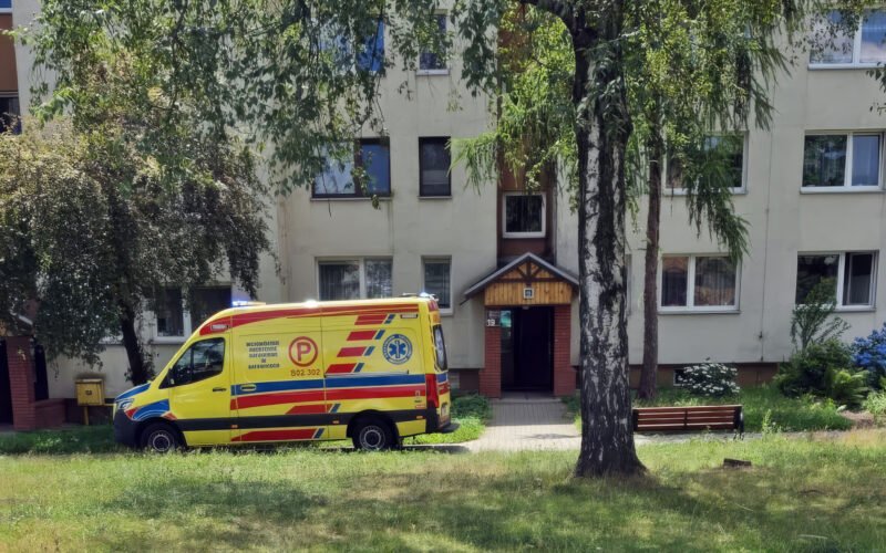 Interwencja na ulicy Orzeszkowej / fot. 112Tychy.pl