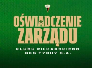 Oświadczenie zarządu / fot. GKS Tychy / Print Screen