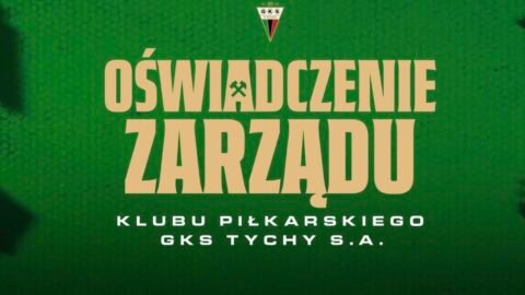 Oświadczenie zarządu / fot. GKS Tychy / Print Screen