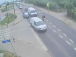 Zderzenie na ulicy Oświęcimskiej / fot. ITS Tychy