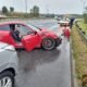 Zdarzenie na DK1 / fot. 112Tychy.pl