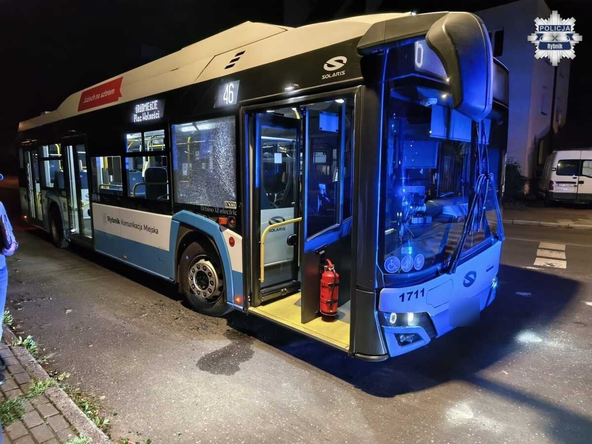 Awantura w autobusie / fot. Policja