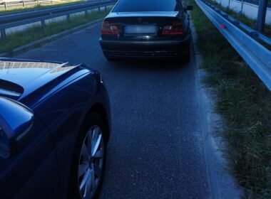 Zatrzymany kierowca BMW / fot. Policja
