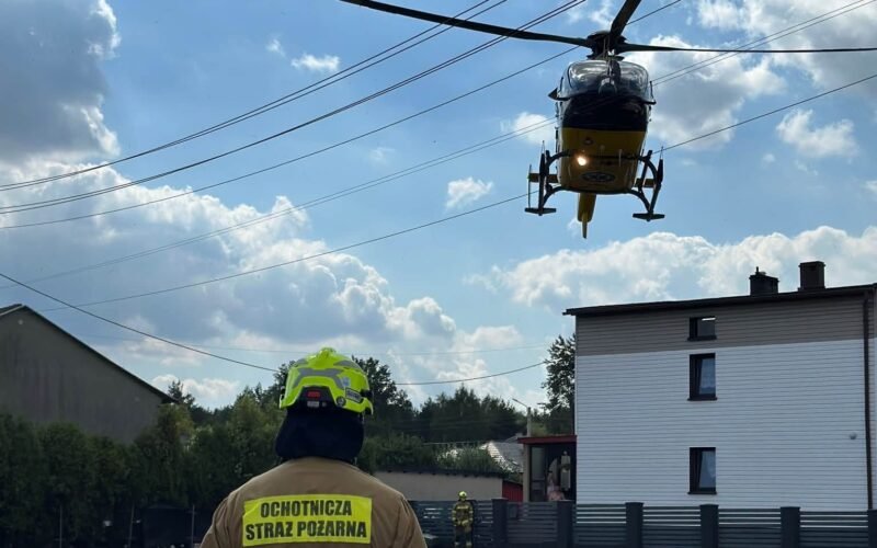 Interwencja LPR w Bieruniu / fot. Straż Pożarna Bieruń Stary