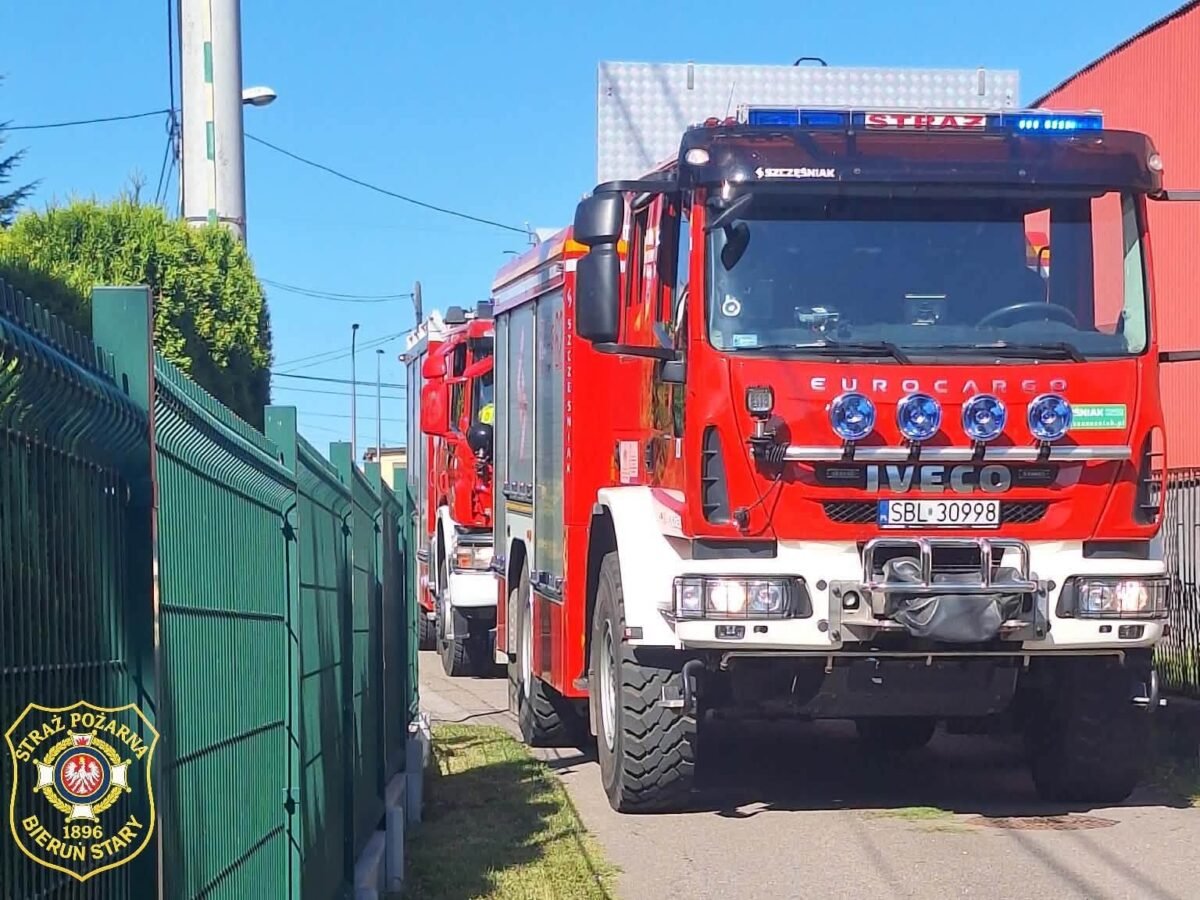 Interwencja strażaków w Tychach / fot. OSP Bieruń Stary
