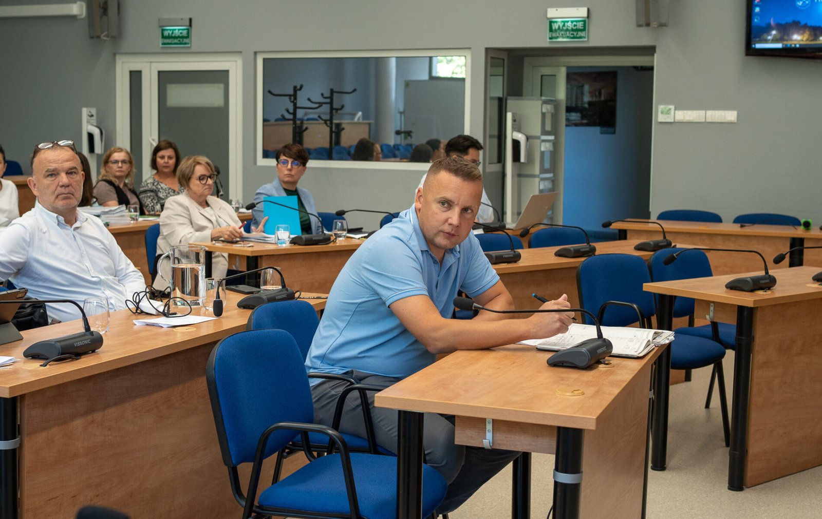 Radny Michał Kasperczyk, Komisja Gospodarki Przestrzennej i Infrastruktury / fot. Tychy24.net
