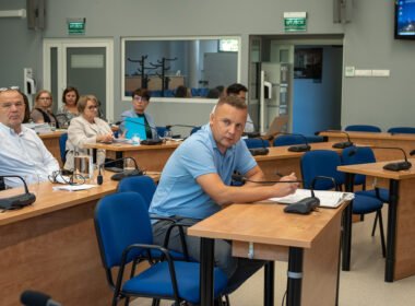 Radny Michał Kasperczyk, Komisja Gospodarki Przestrzennej i Infrastruktury / fot. Tychy24.net