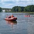 Akcja policji i ratowników WOPR na Paprocanach / fot. 112Tychy.pl