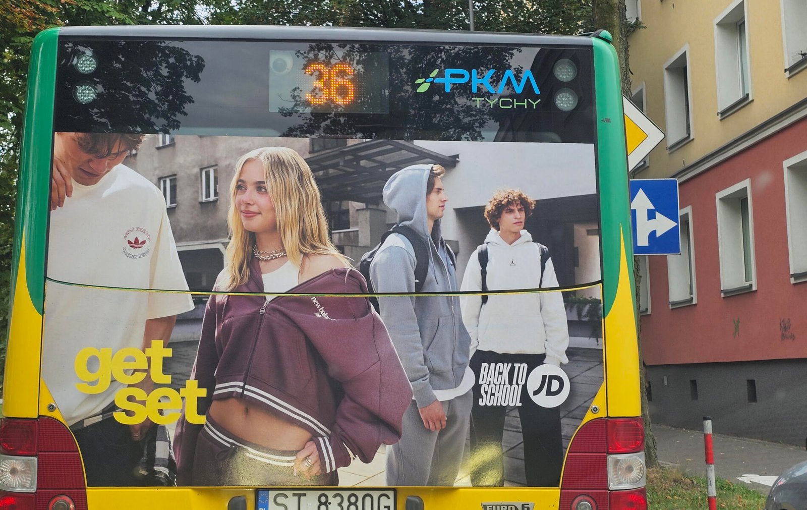 Reklama na autobusie, która wzbudziła kontrowersje / fot. mieszkanka Tychów