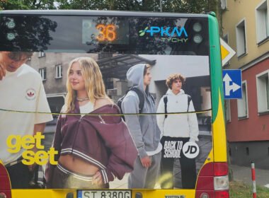Reklama na autobusie, która wzbudziła kontrowersje / fot. mieszkanka Tychów