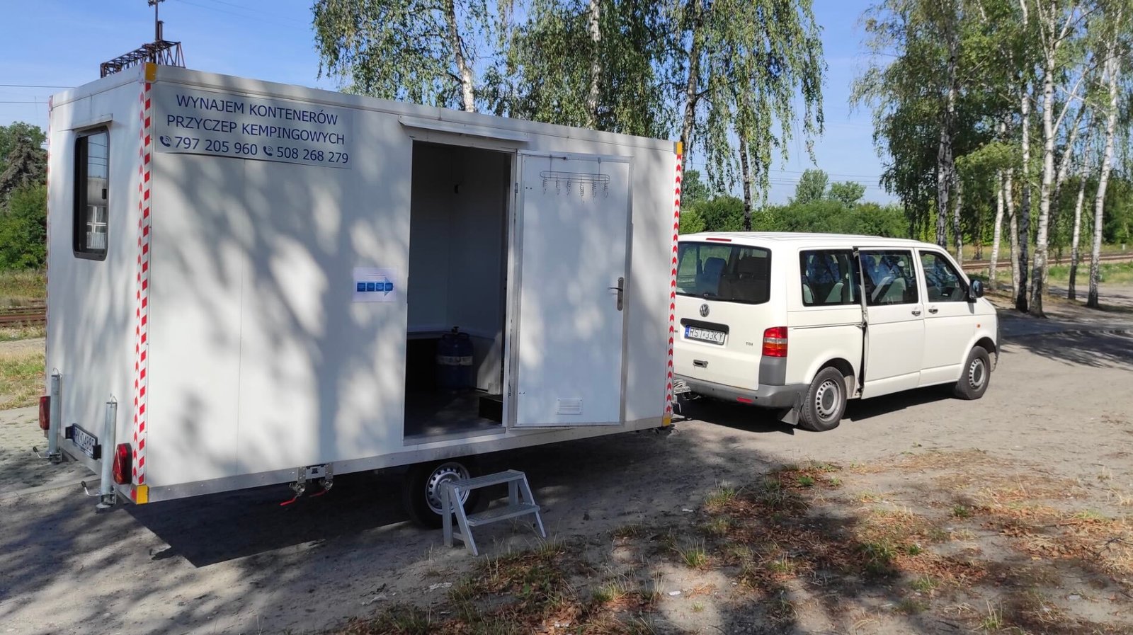 Mobilny Punkt Higieniczny / fot. Gmina Sierock