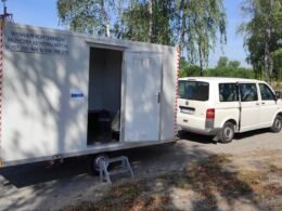 Mobilny Punkt Higieniczny / fot. Gmina Sierock